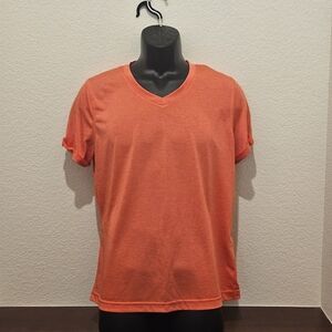 Athletic Works Women's Coral V-Neck Top